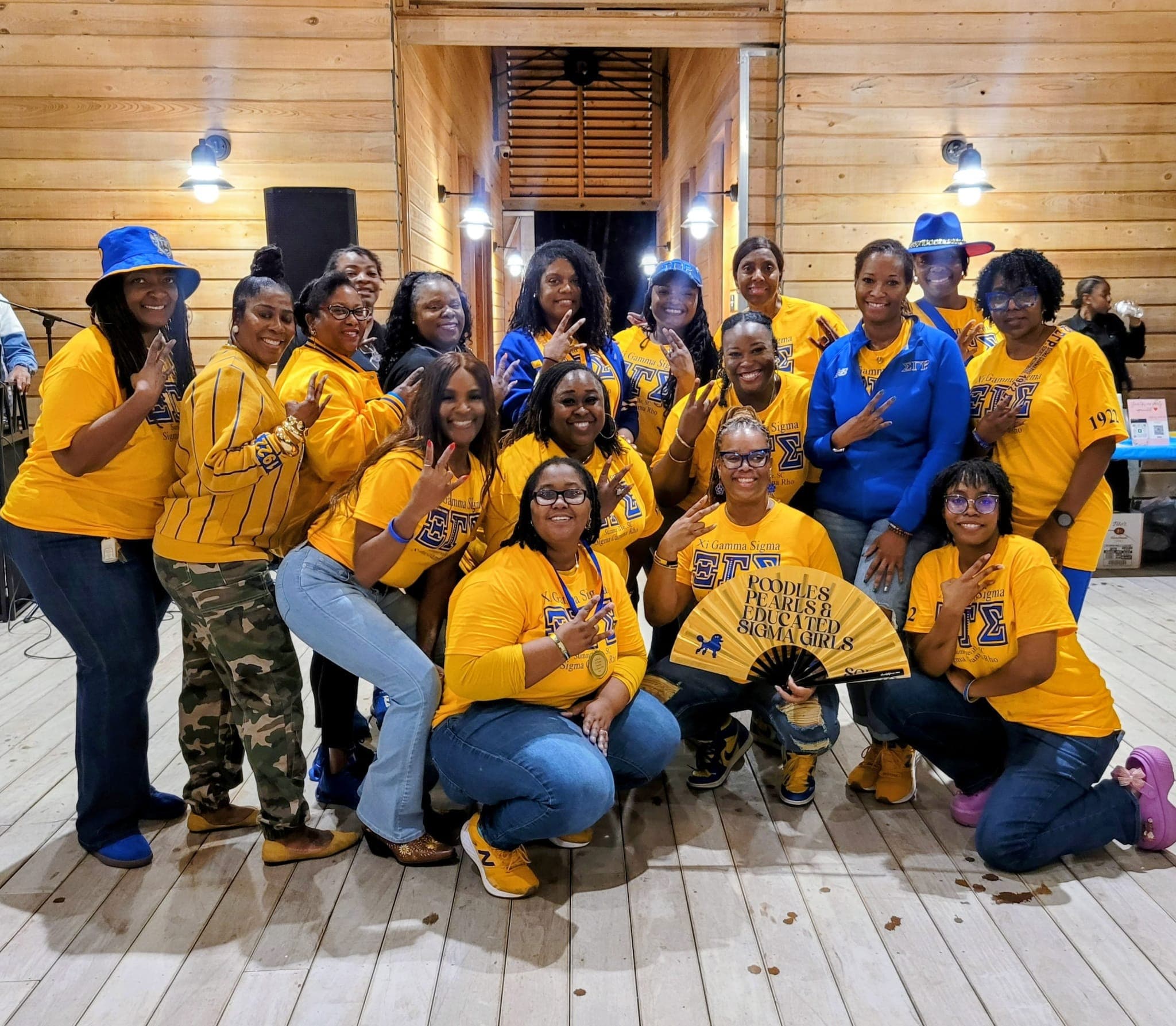 Xi Gamma Sigma sorors at sisterhood gathering